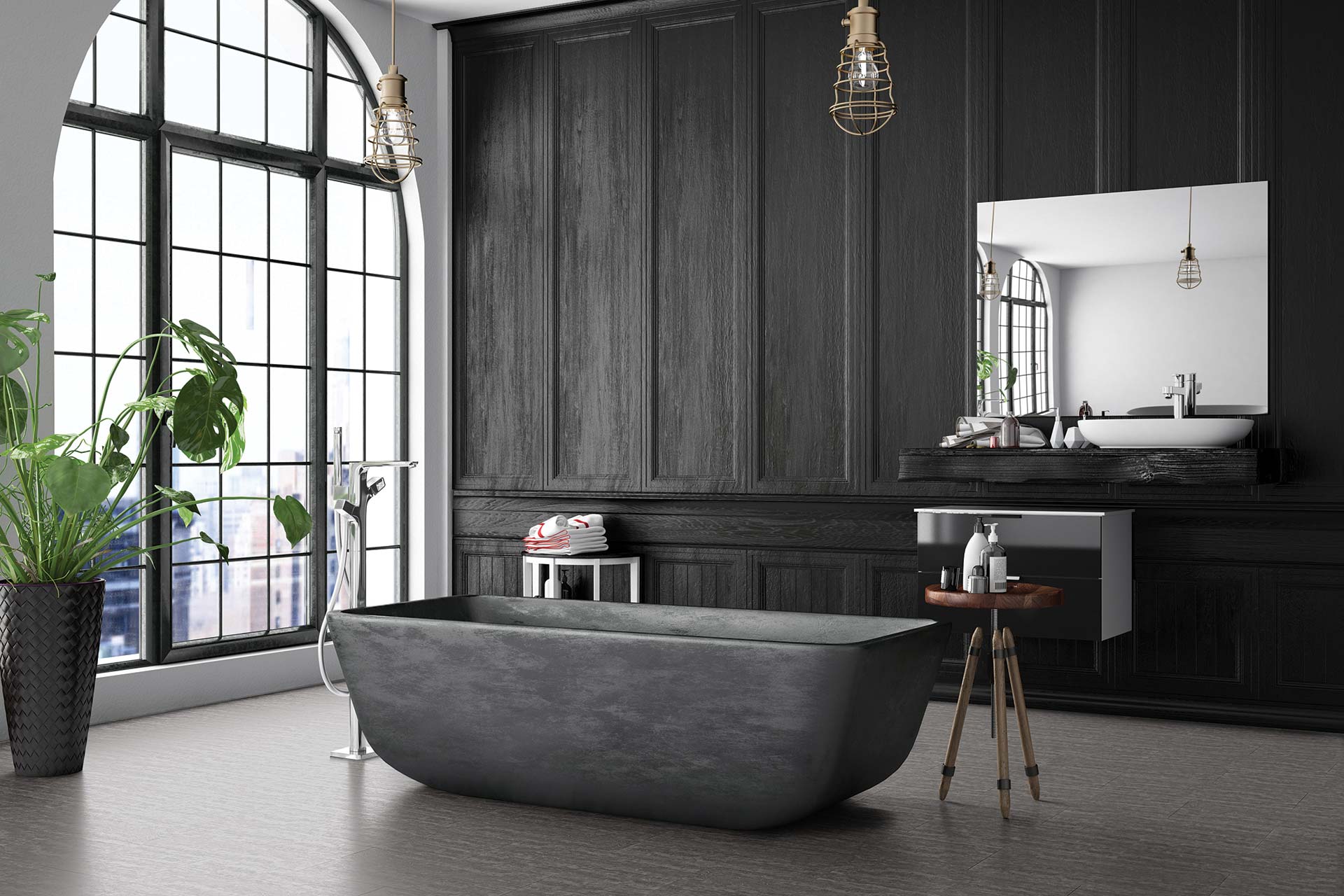 French Grey from the Shale Finish luxury vinyl flooring range